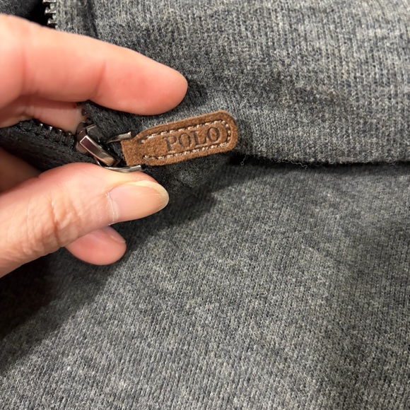 Polo Ralph Lauren Sweater Men Quarter Zip Pullover Estate Rib Sz M Casual Preppy - Picture 5 of 11